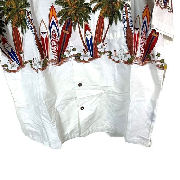 Favant Hawaiian Palm Surf Button Down Shirt - Picture 3 of 9